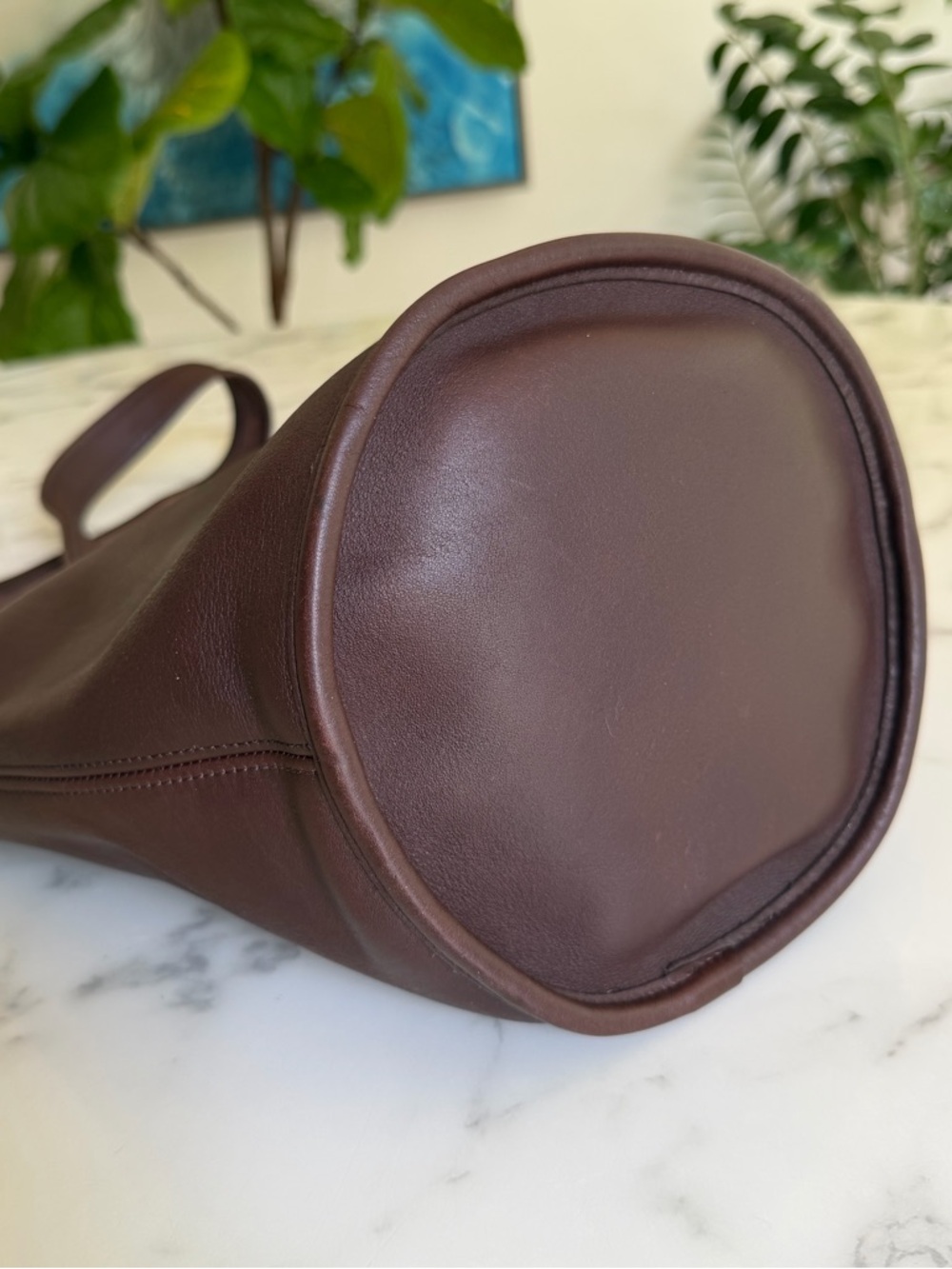 Coach Vintage Helen's Legacy Crossbody Shoulder Bag 9953 Mahogany Brown Leather - Picture 15 of 16